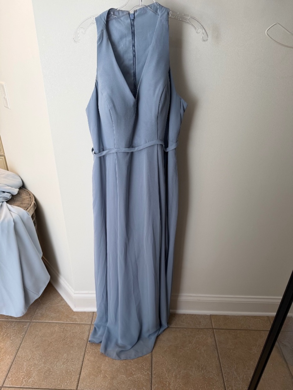 Azazie Mimi Dress, Dusty Blue